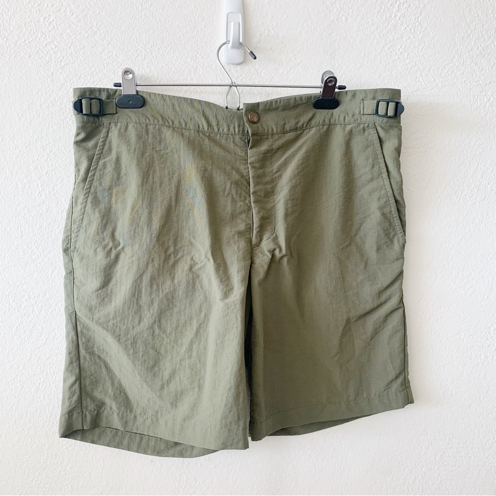 Ball and Buck Nylon The 6 Point Short Green Hiking Active USA Men's Shorts 34